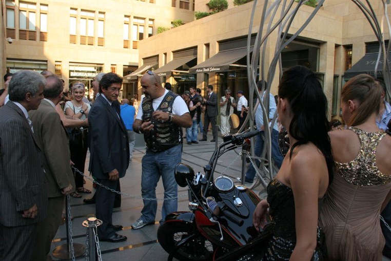 Harley Davidson show at Beirut Souks